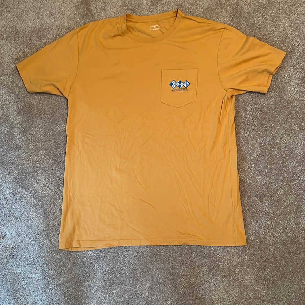 Southern Tide T Shirt NWT Brass Yellow Short Sleeve Men’s L